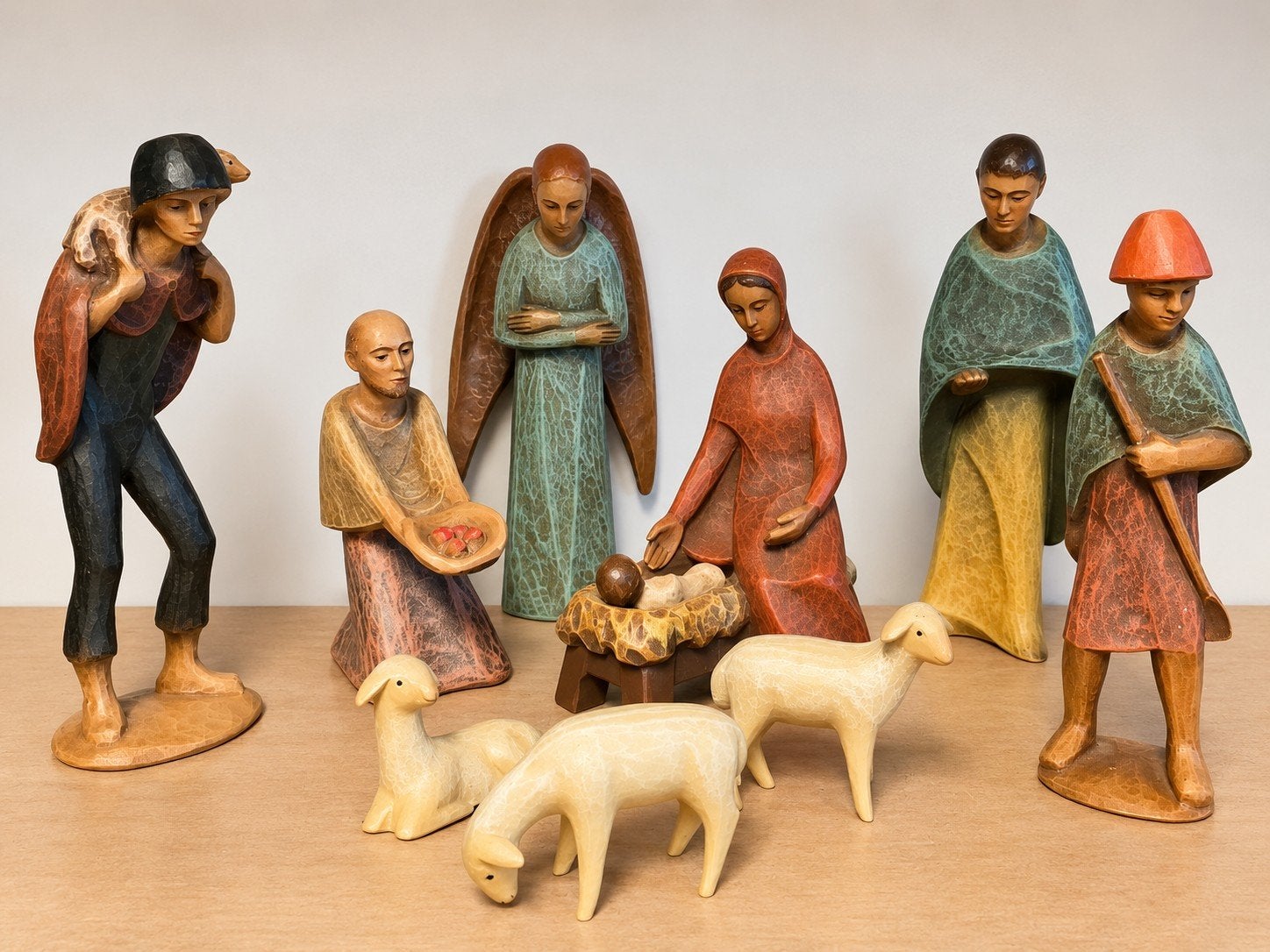 GELENBERG KRIPPE – BUTZON & BERCKER – 9-DELIGE KERSTGROEP, Diversen, Ophalen of Verzenden, Zo goed als nieuw