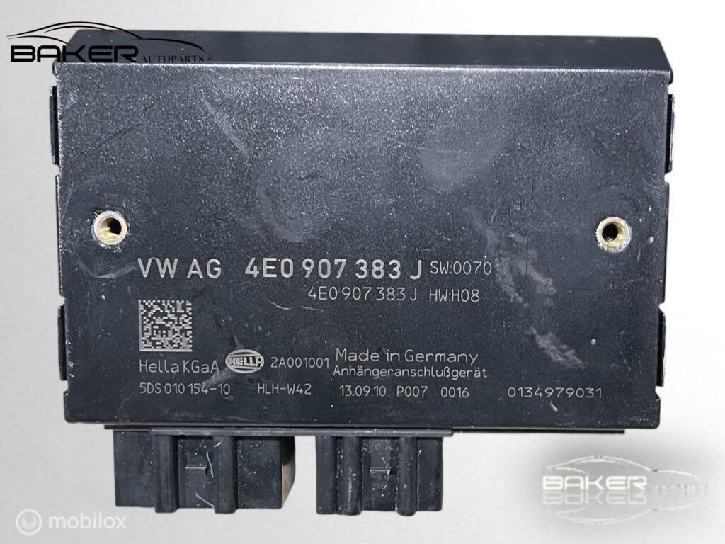 Trekhaak module Audi A8 D3 ('02-'10) 4E0907383J, Auto-onderdelen, Audi, Gebruikt, Audi, Ophalen of Verzenden