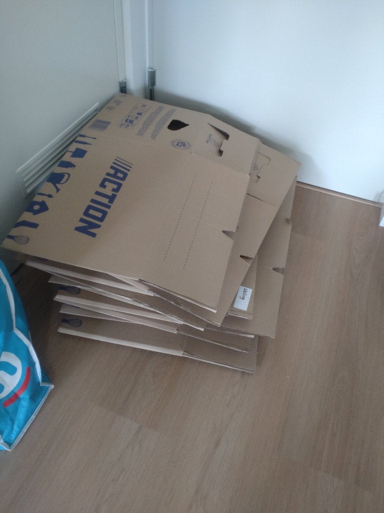 13 verhuisdozen, Ophalen, 40 tot 60 cm, 50 tot 75 cm, 35 tot 50 cm