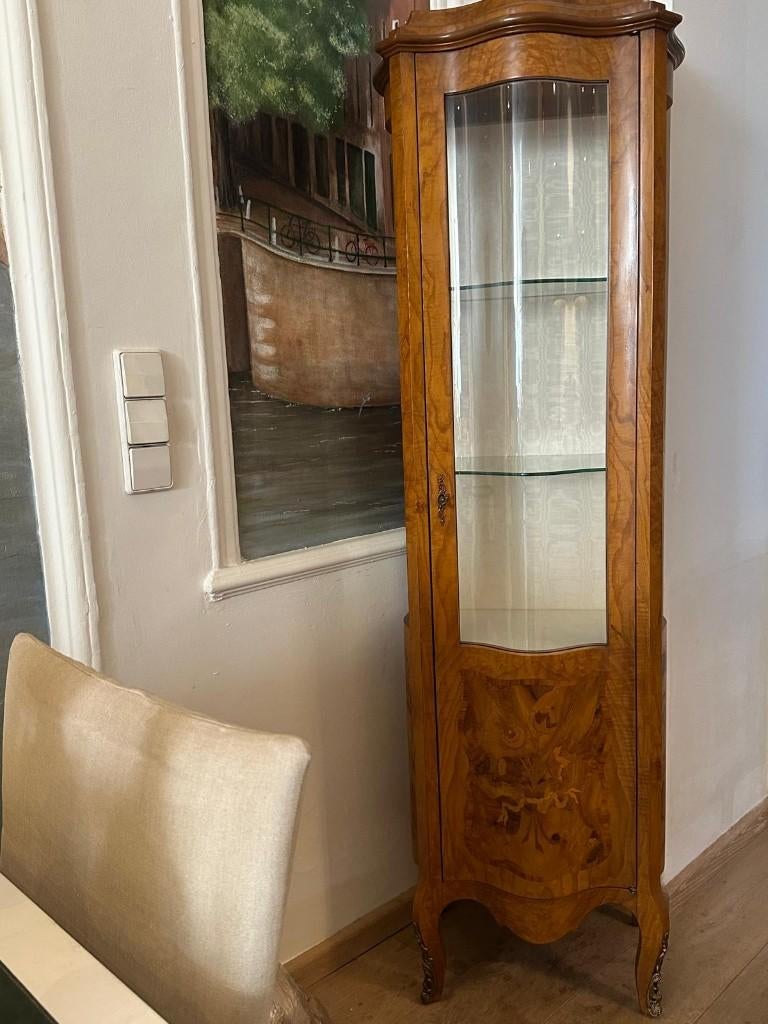 Italian Display Cabinet, Ophalen, Glas, 50 tot 100 cm, Zo goed als nieuw