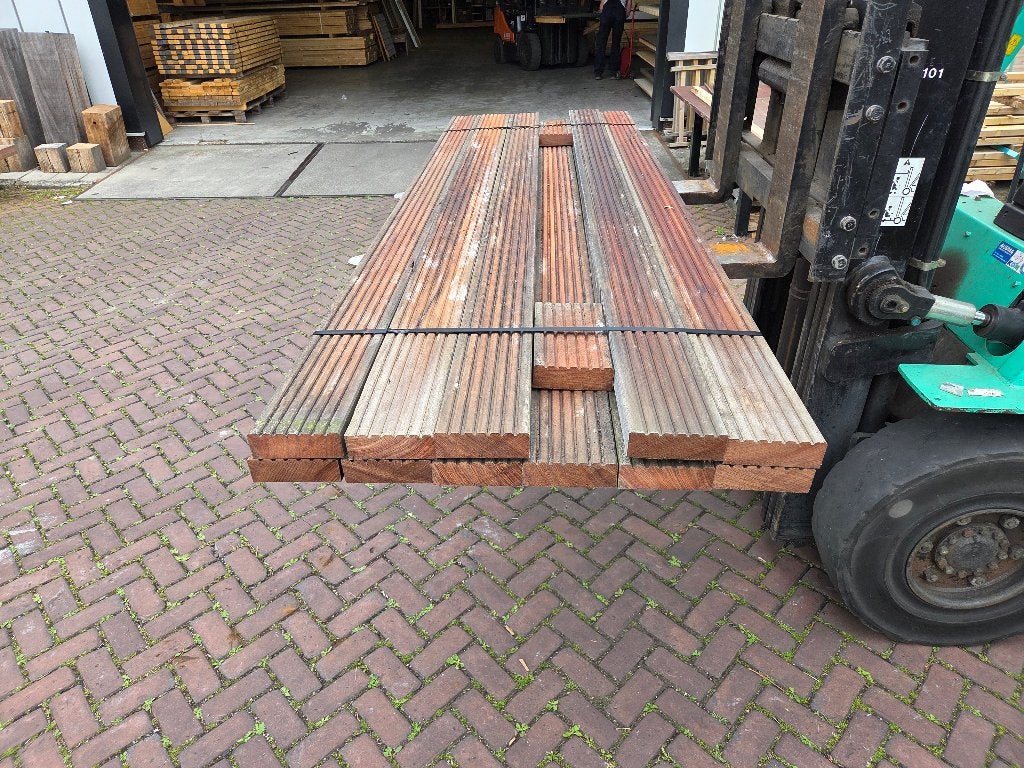 profielplanken / Vlonderplanken 4.5x14.0 cm nr: HP209, Ophalen, Planken, Nieuw, Hardhout