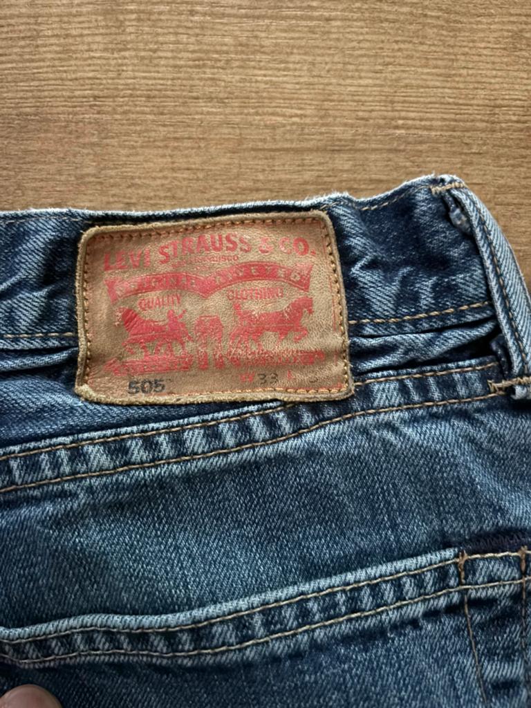 Levis regular, Ophalen of Verzenden, Zo goed als nieuw, Blauw, W32 (confectie 46) of kleiner