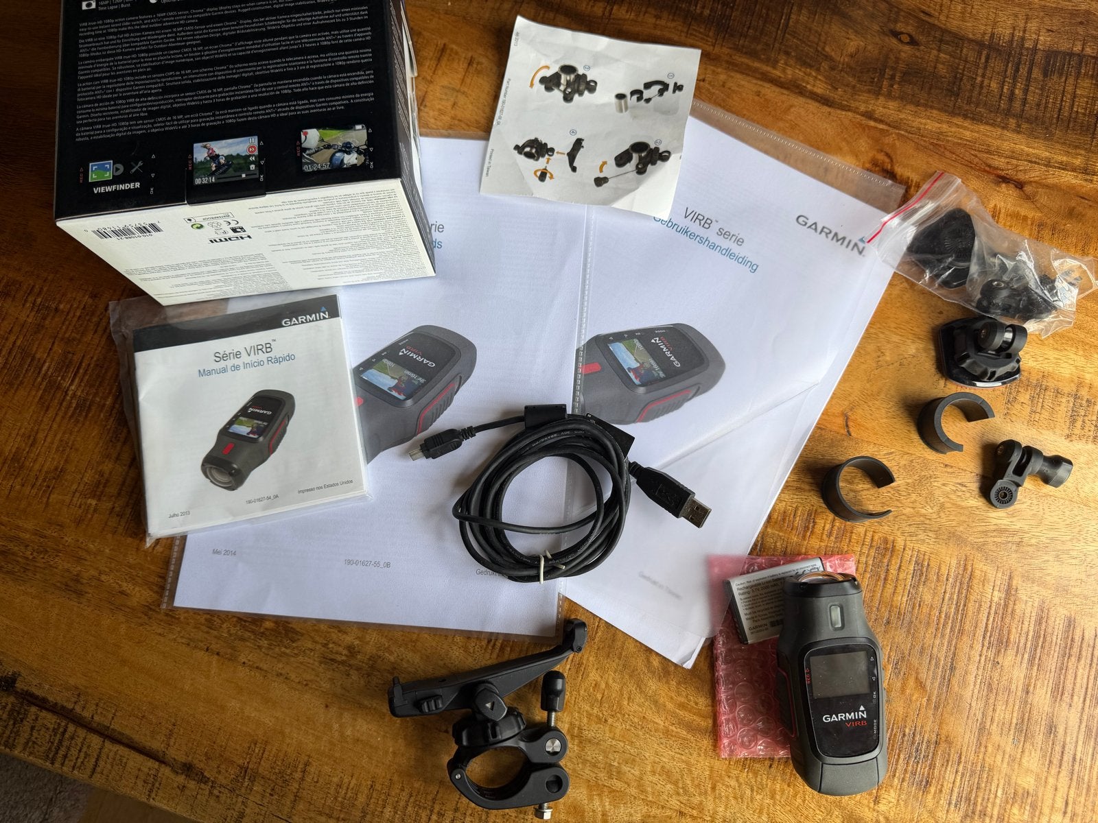 Garmin VIRB HD Actiecamera - Compleet met accessoires, Ophalen, Gebruikt, Overige merken
