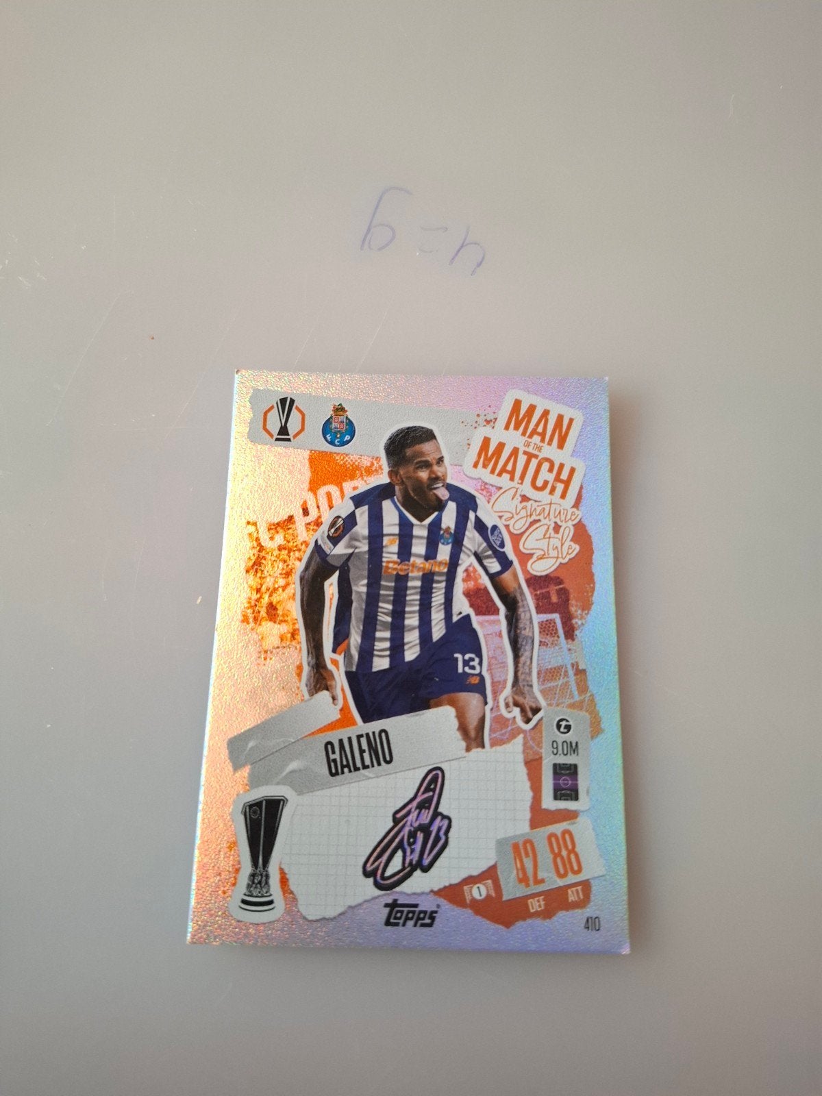 Topps Champions League Man of the Match Kaarten, Ophalen of Verzenden, Zo goed als nieuw, Meerdere plaatjes