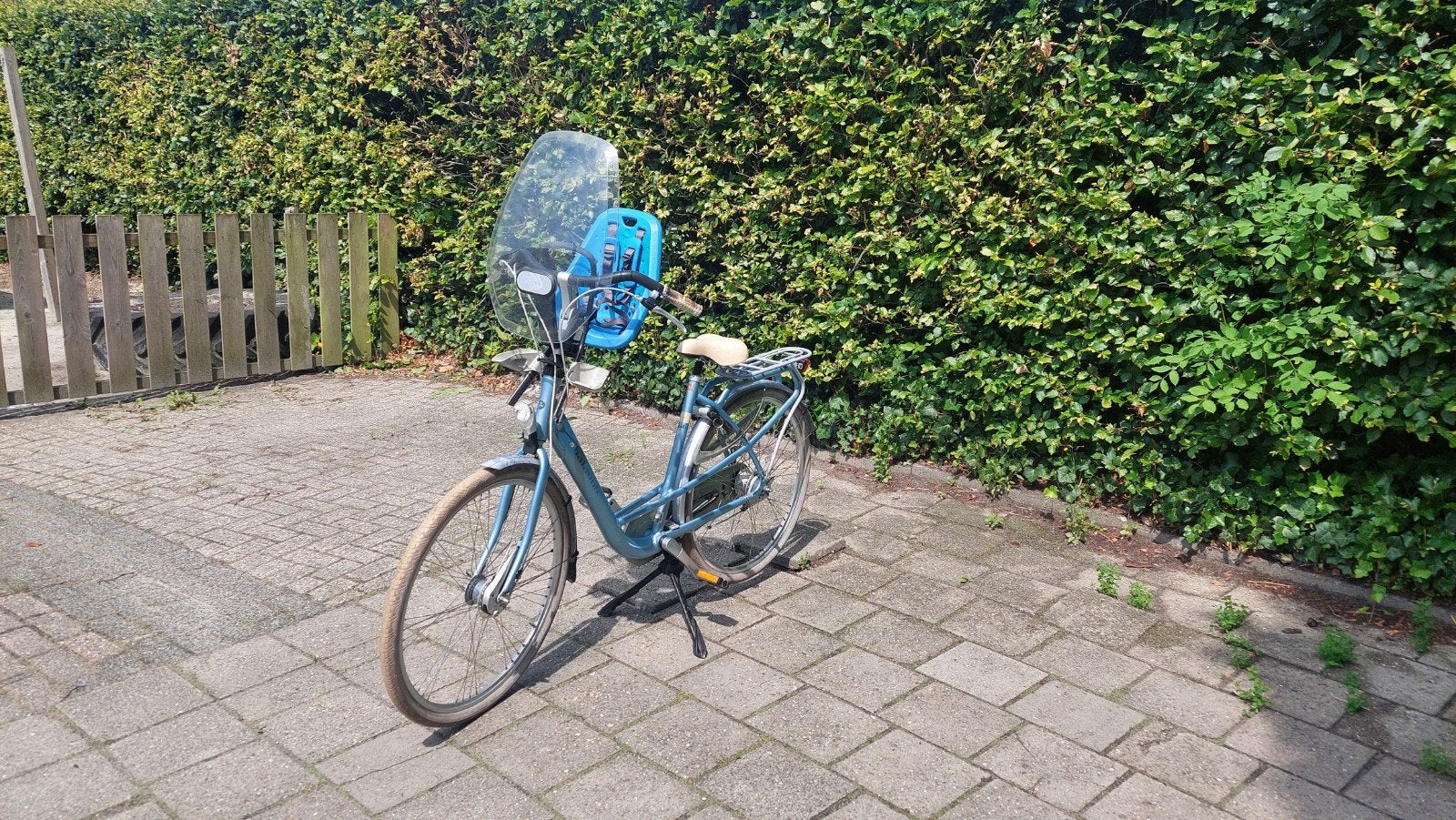 Moederfiets "53 Batavus Mambo + Yepp kinderzitje met scherm, Ophalen, 53 tot 56 cm, Versnellingen, Batavus