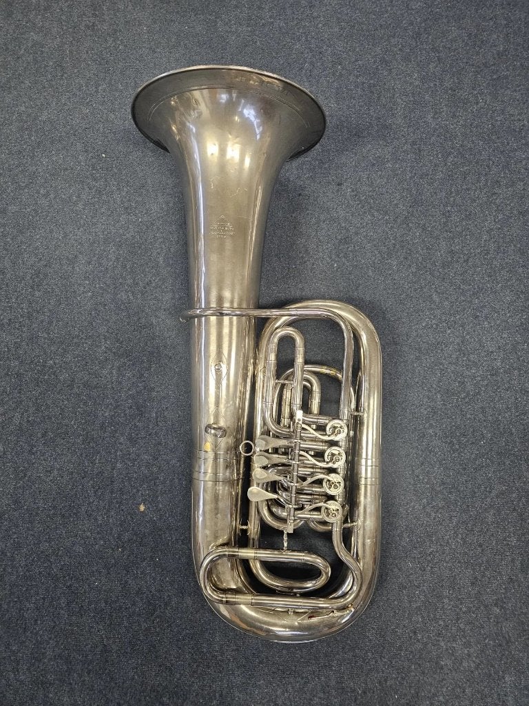 Miraphone Exklusiv 4 Valve Es Tuba 3, Ophalen, Gebruikt, Es-tuba