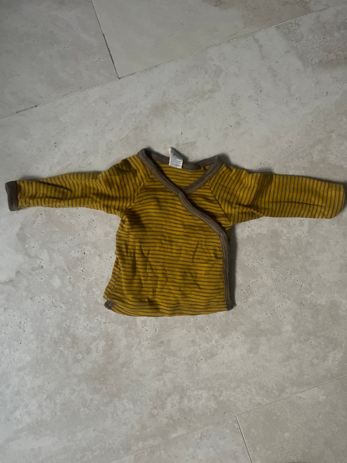 Engel wollen wikkelshirtje maat 62/66, Ophalen of Verzenden, Zo goed als nieuw, Jongetje of Meisje, Shirtje of Longsleeve