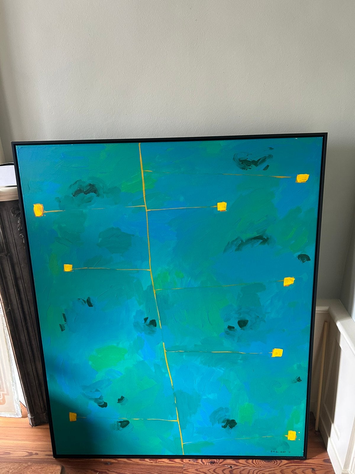 Olieverf op doek Peter M.G. Cox, Antiek en Kunst, Ophalen