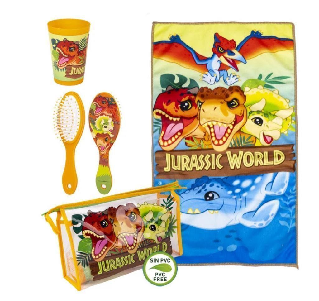 Dinosaurus Toilettas Gevuld - 4 Delig - Jurassic World, Ophalen of Verzenden, Nieuw