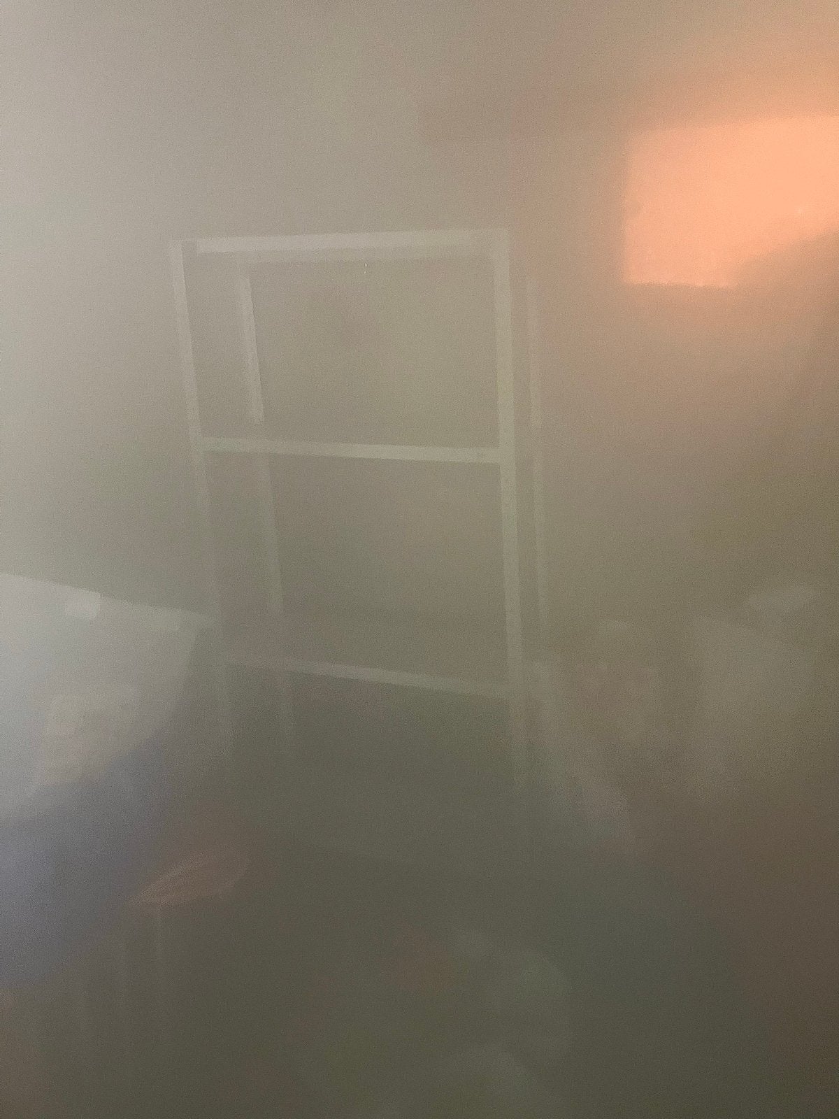 Metalen rek met 3 planken 76 breedte 150 lengte, Huis en Inrichting, Ophalen, Gebruikt