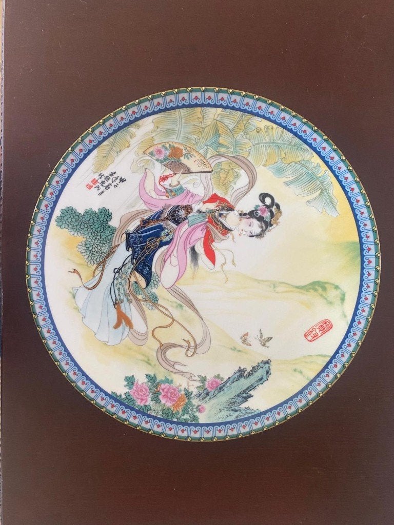 Chinees porseleinen verzamelbord, Ophalen of Verzenden