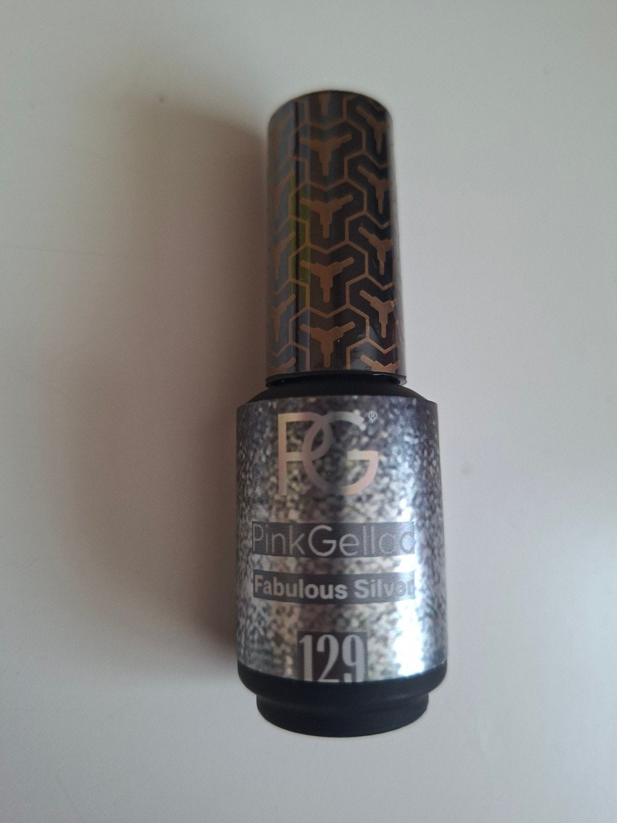 Pink Gellac 129 Fablous Silver 8ml, Nieuw, Ophalen of Verzenden, Handen en Nagels, Toebehoren