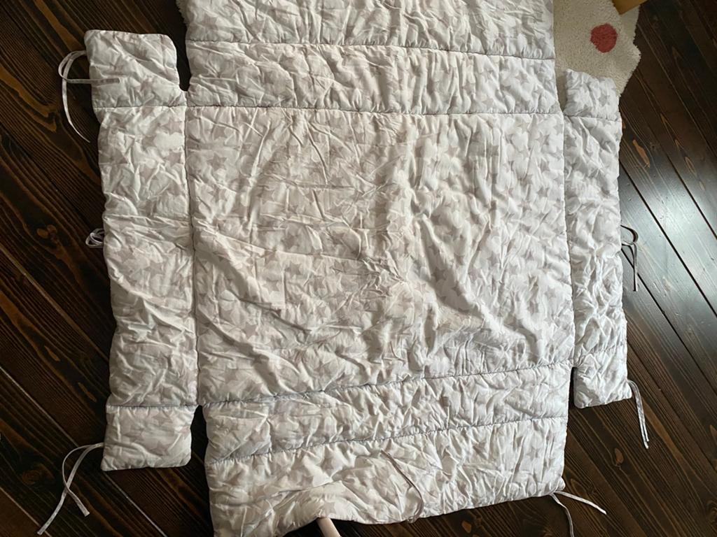 Alvi 100% katoen boxkleed met opstaande rand, Kinderen en Baby's, Boxen, Ophalen of Verzenden, Zo goed als nieuw, Vierkant, Boxkleed