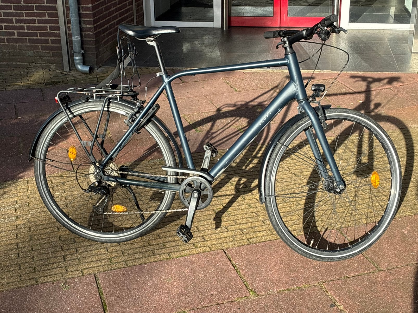 Elops 500 stadfiets - XL / herenfiets / city bicycle, Versnellingen, Zo goed als nieuw, 57 tot 61 cm, Ophalen