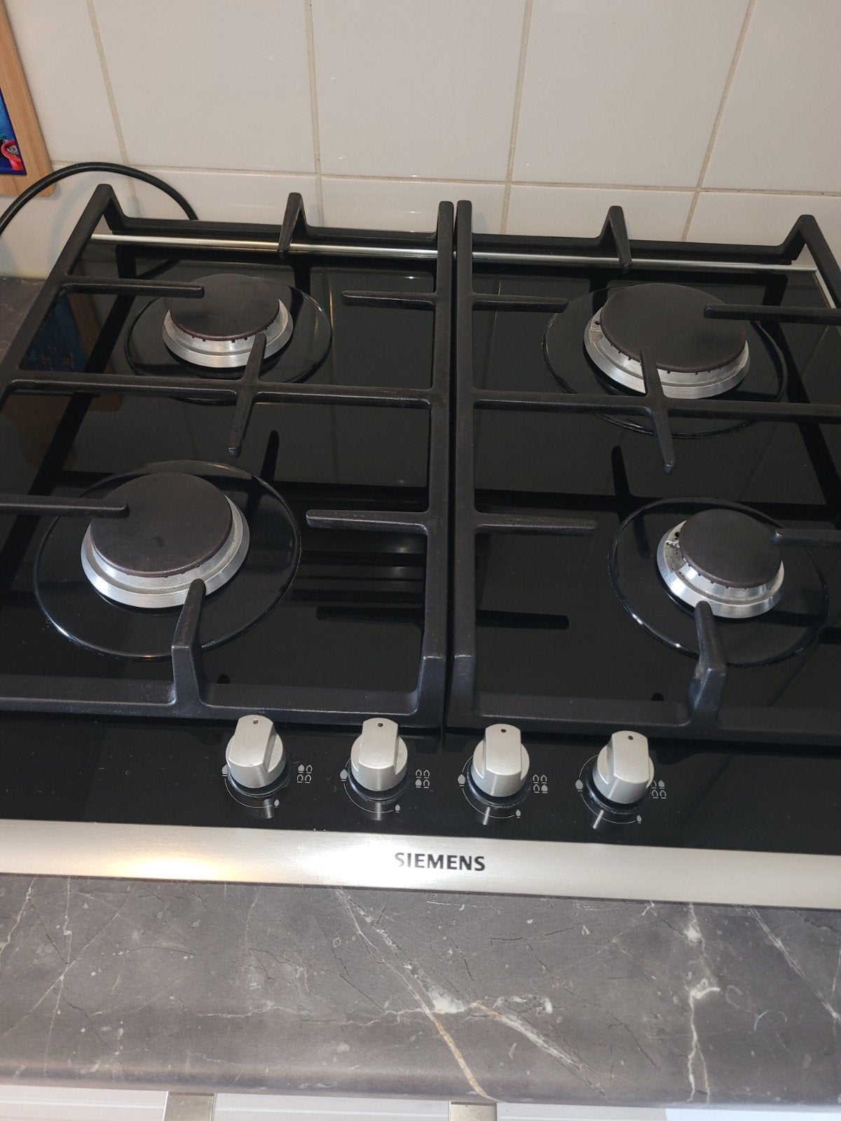 mooie Siemens inbouw gaskookplaat te koop aangeboden., Ophalen, Zo goed als nieuw, Inbouw, Gas