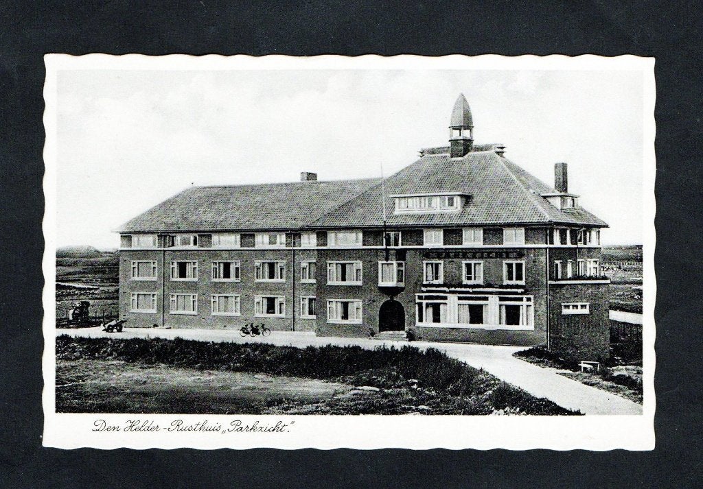 Den Helder Rusthuis Parkzicht 1939., Ophalen of Verzenden, 1920 tot 1940, Gelopen, Noord-Holland