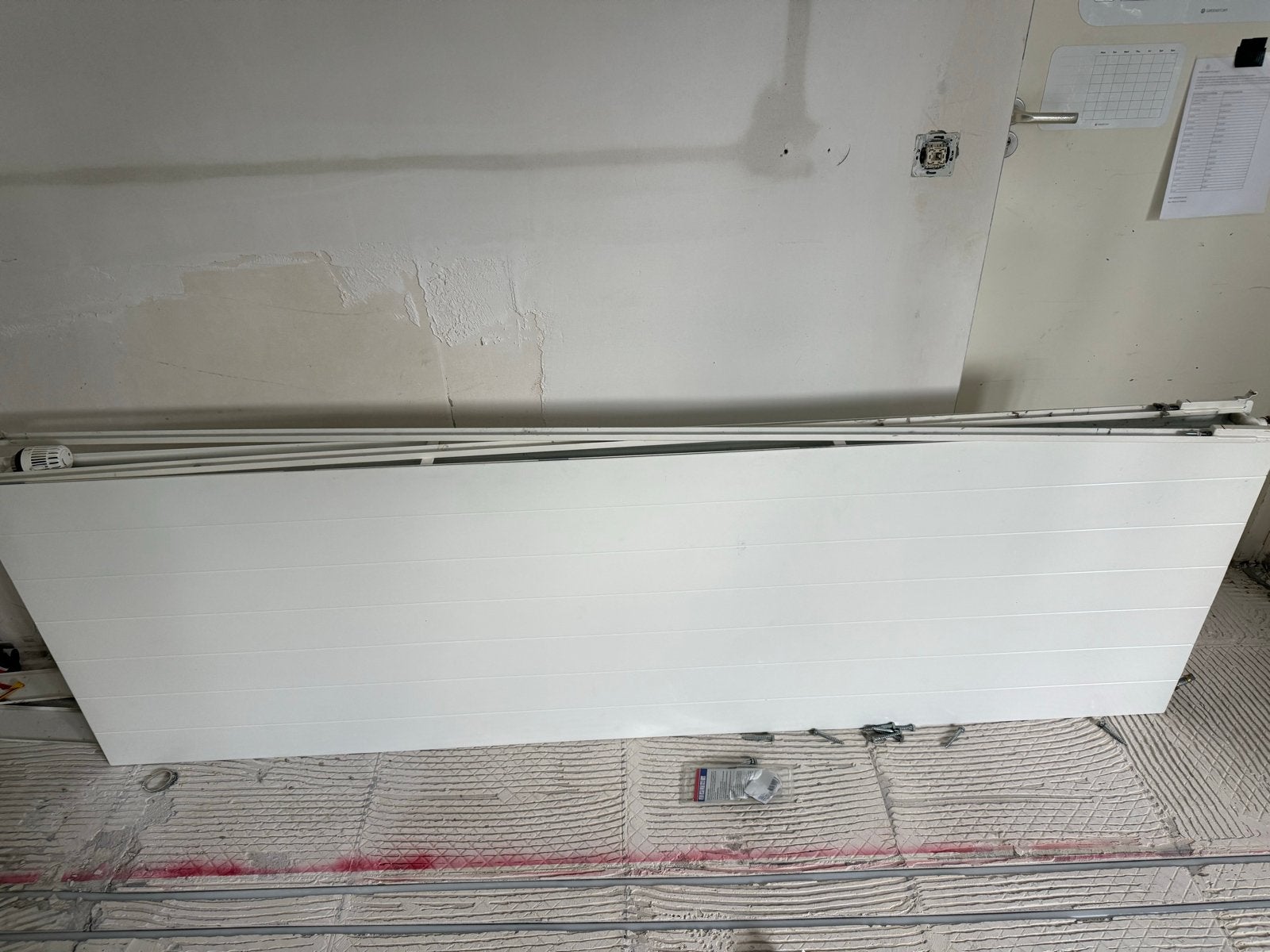 Radiator met bekleding 70x220 cm, Ophalen, 30 tot 80 cm, Gebruikt, Radiator