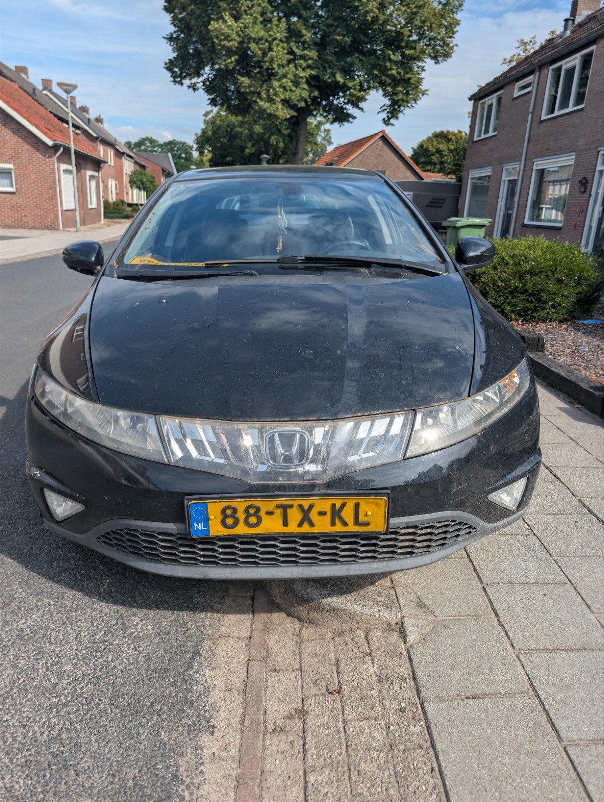 Honda Civic 1.8 i-VTEC (2007) - Opknapper / Export, Voorwielaandrijving, Zwart, 4 cilinders, Zwart