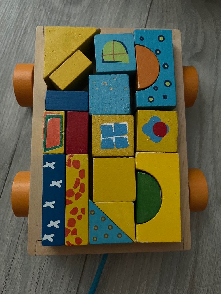 Blokjes kar, Ophalen, Minder dan 10 stukjes, Gebruikt, 2 tot 4 jaar