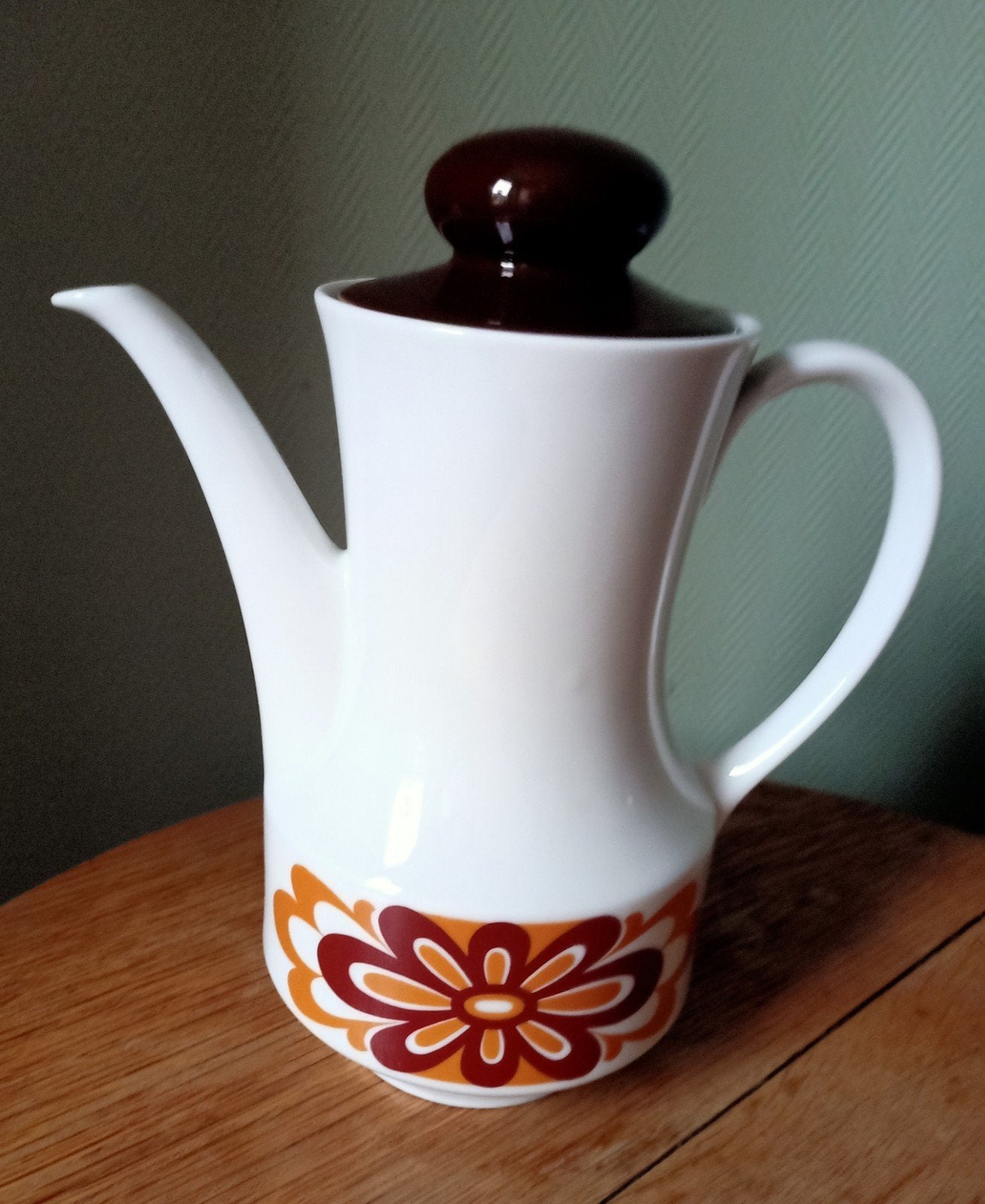 Prachtige retro koffiekan, Mitterteich Bavaria, Ophalen of Verzenden