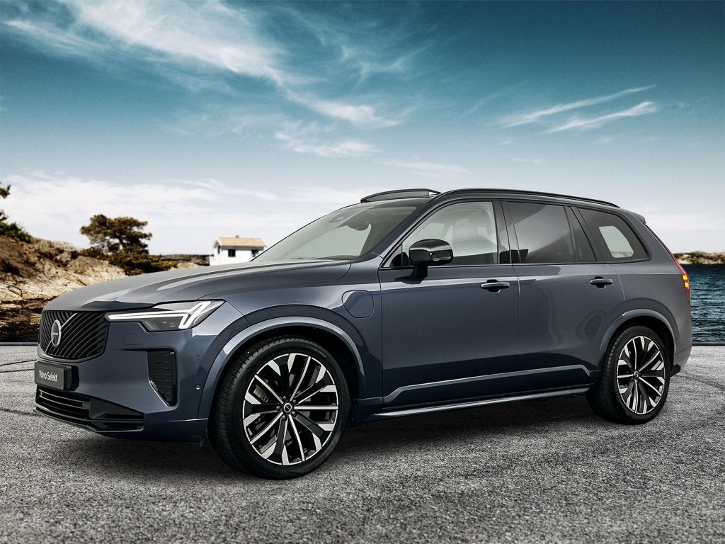 Volvo XC90 T8 455PK Recharge Ultra Dark| B&W Audio| Trekhaak, Dealer onderhouden, Gebruikt, 4 cilinders, Blauw