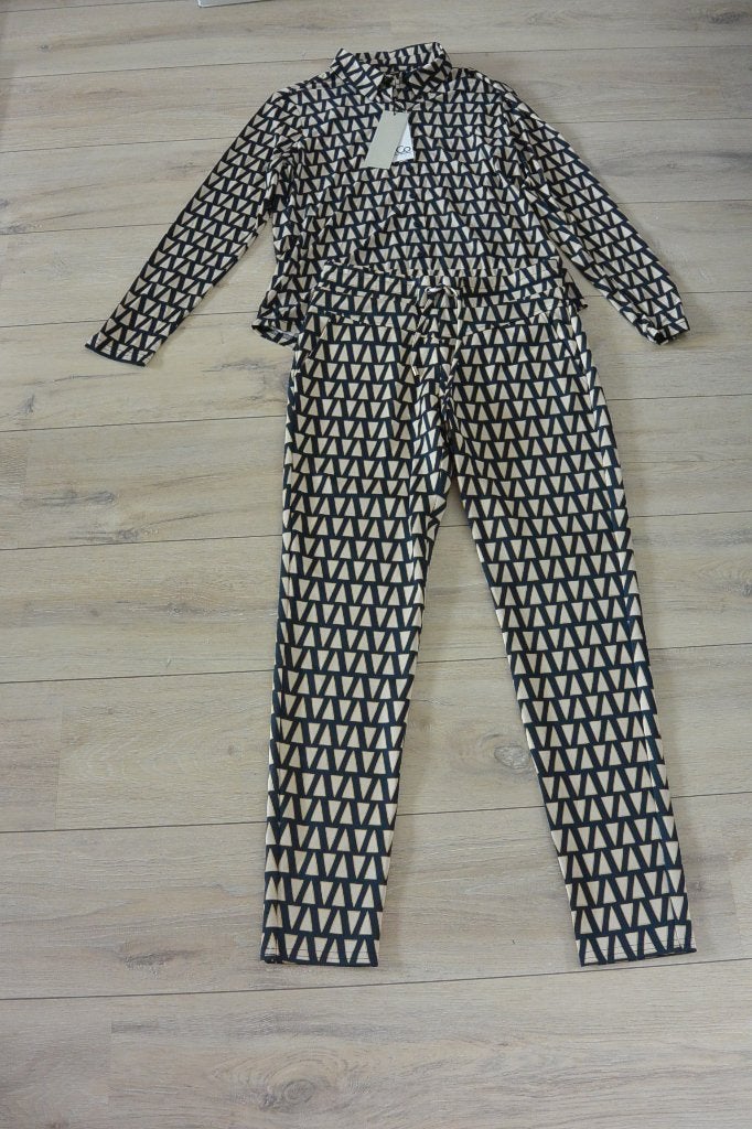 Nieuw co-ord set van Andcowoman - maat M, Maat 38/40 (M), ANDCOWOMAN, Blauw, Nieuw