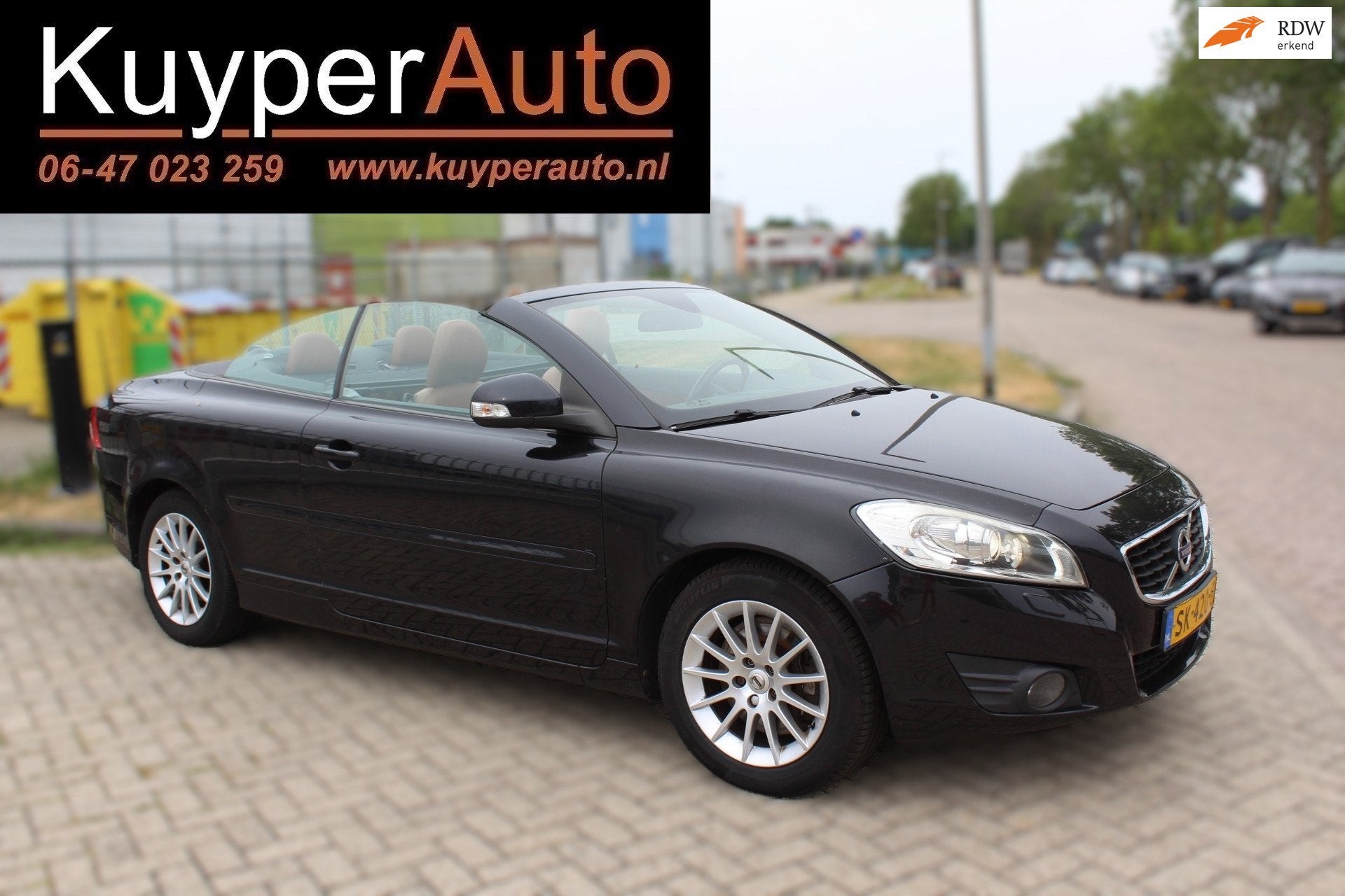 Volvo C70 Convertible 2.0 D3 Summum automaat vol leder winds, Euro 5, C70, Gebruikt, 197 €/maand