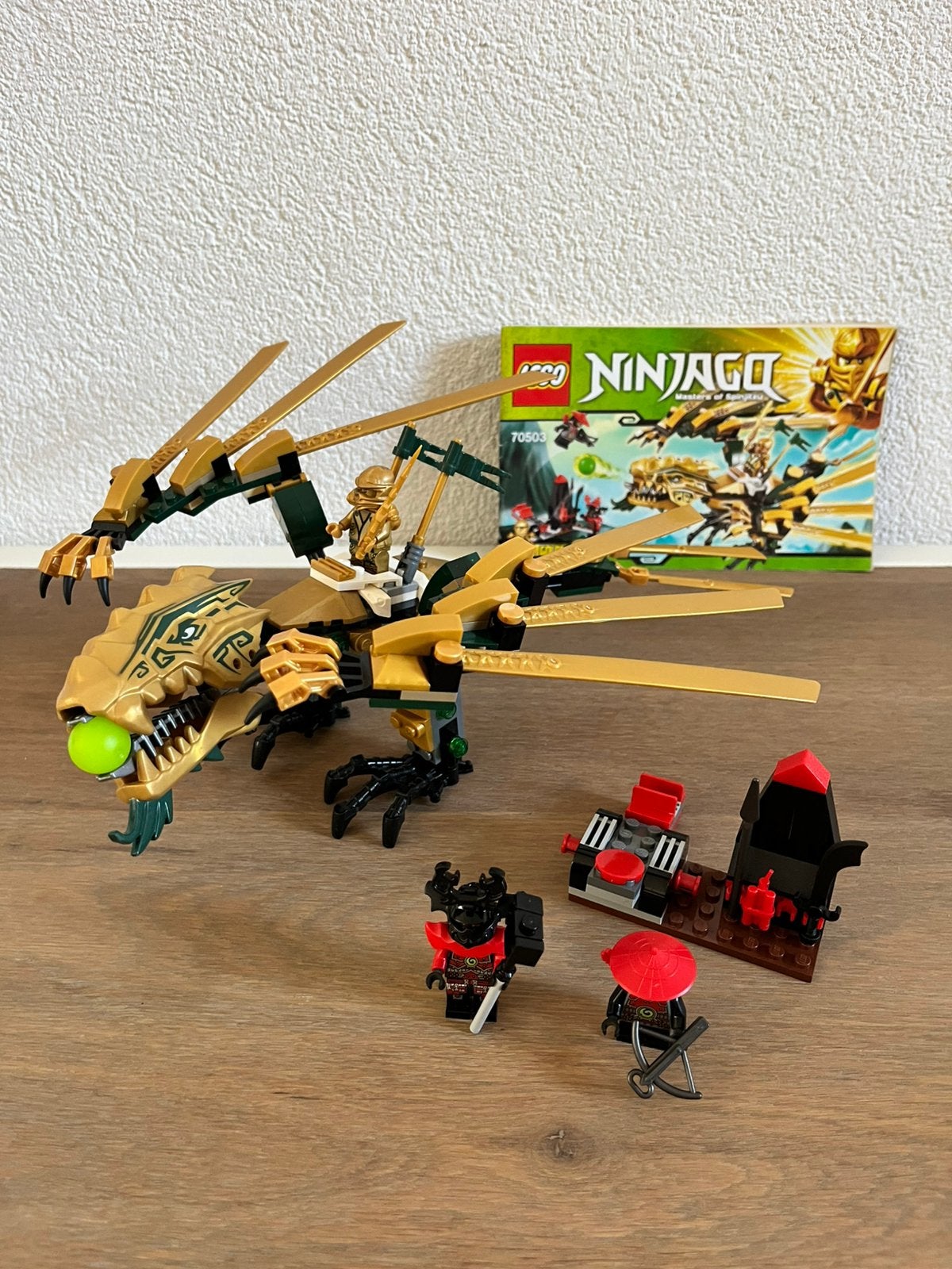 Lego Ninjago The Golden Dragon Set nr. 70503, Lego, Ophalen of Verzenden, Zo goed als nieuw, Inclusief instructies