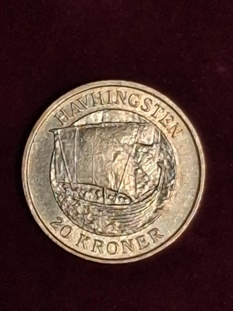 20 kronen denemarken, Postzegels en Munten, Munten | Europa | Niet-Euromunten, Ophalen of Verzenden, Overige landen