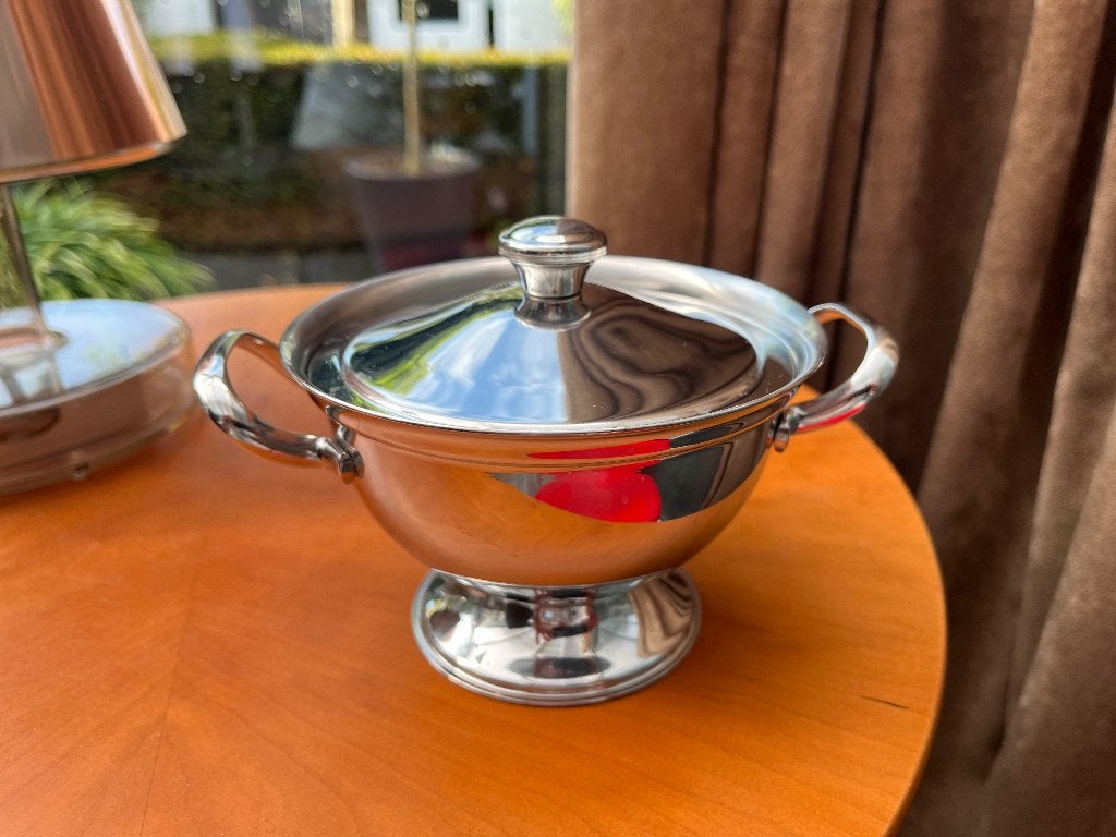 Alessi sauskom / dekschaaltje met deksel, Overige merken, Nieuw, Ophalen of Verzenden, Schaal of Schalen
