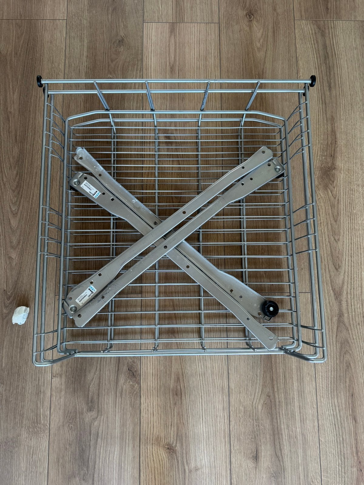 2x IKEA RATIONELL uittrekbare draadmanden FAKTUM keuken, Ophalen, IKEA, Zilver, Metaal