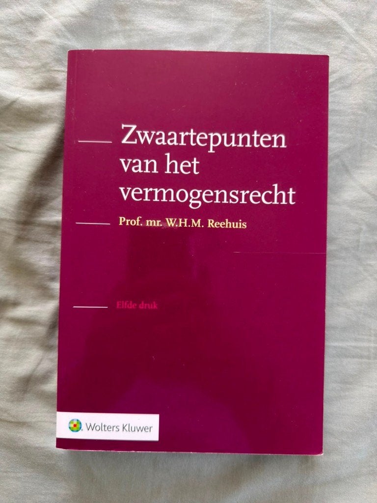 Zwaartepunten van het vermogensrecht, Ophalen, Nieuw, WO, Wolters Kluwer