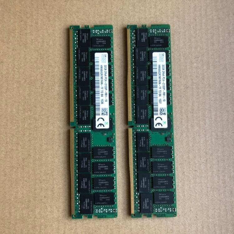 SK Hynix 64GB (2x32GB) DDR4 ECC R-DIMM RAM 2133MHz, Computers en Software, RAM geheugen, 2133MHz, Gebruikt, Server, DDR4
