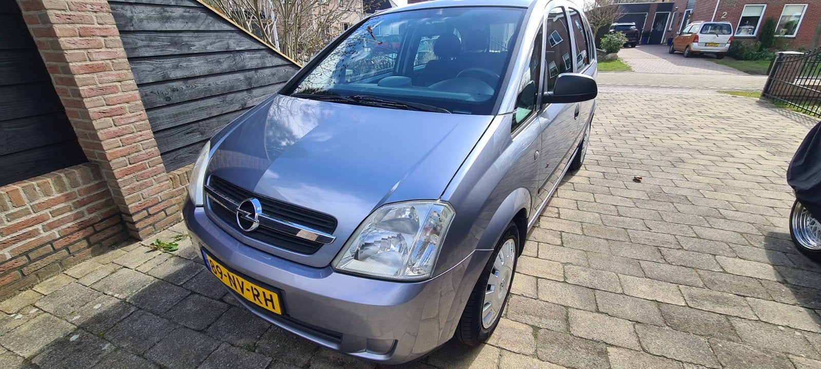 Opel Meriva 1.6 16V 2004 Grijs, Stof, 4 cilinders, 100 pk, Origineel Nederlands