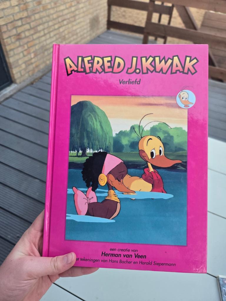 Alfred J. Kwak: Verliefd - Herman van Veen (Boek met CD), Verzenden, Zo goed als nieuw, Herman van Veen, Fictie algemeen