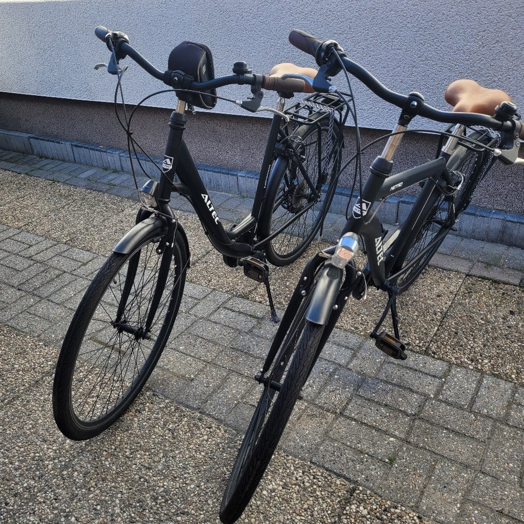 Keurig Setje Altec-Metro Dames / Heren fietsen., Fietsen en Brommers, Velgrem, Zo goed als nieuw, 53 tot 57 cm, Ophalen