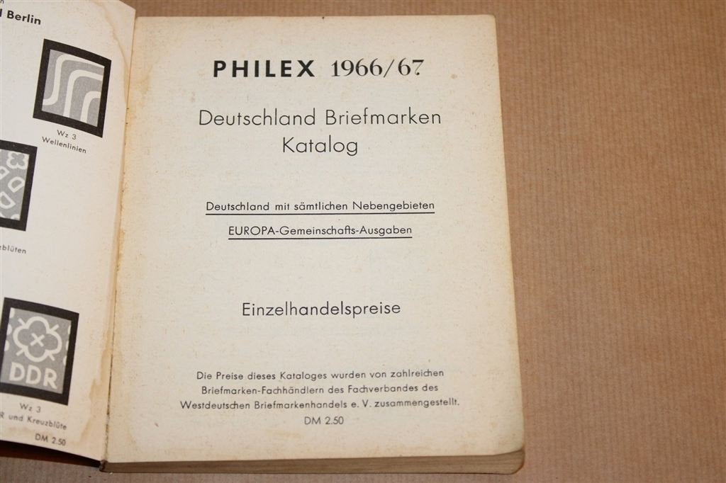 Philex Duitsland 1966/67 — Postzegelcatalogus, Ophalen of Verzenden, Overige landen, Postfris