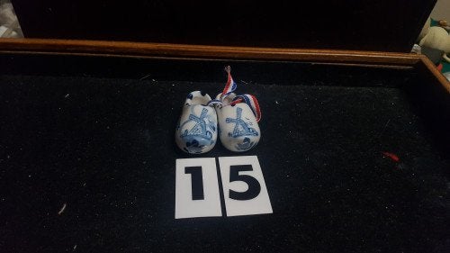 klompen [15 ] delfts blauw, Verzamelen, Beelden en Beeldjes, Ophalen of Verzenden