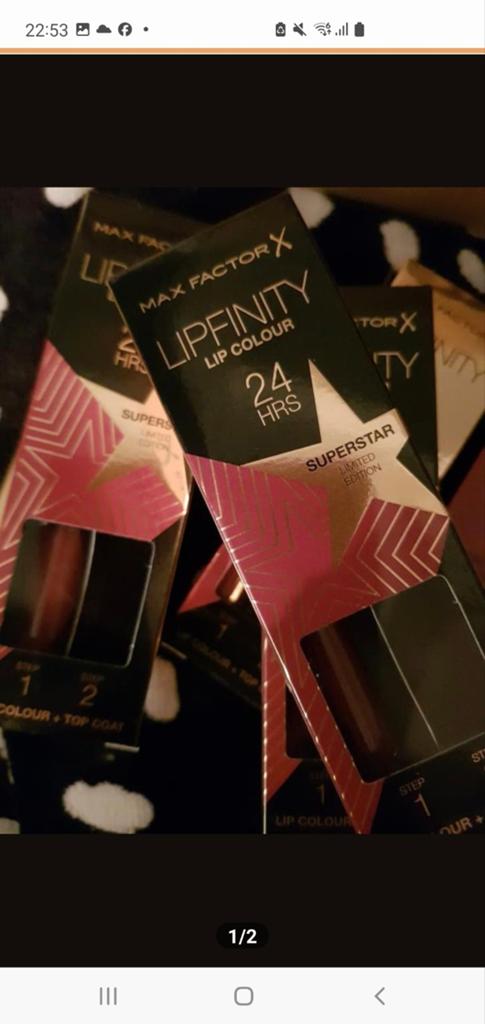 10 stuks Maxfactor lipfinity zonder topcoat nr 80, Verzenden, Nieuw, Overige kleuren, Handen en Nagels