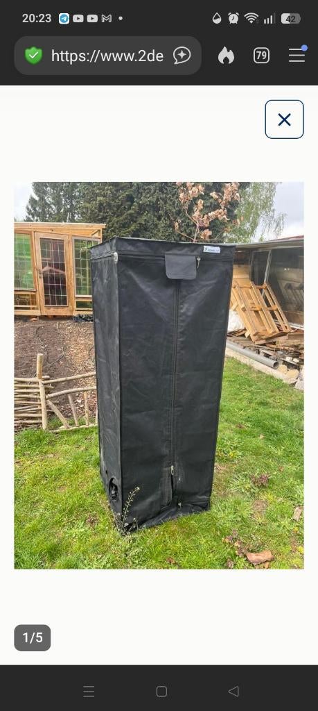Growtent, Ophalen, Zo goed als nieuw