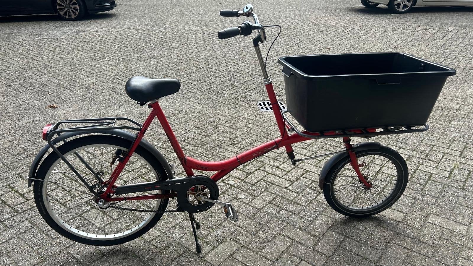 Bakfiets/Filibus van De Fietsfabriek - Rood, Fietsen en Brommers, Ophalen, Gebruikt, Goederen, Fietsfabriek