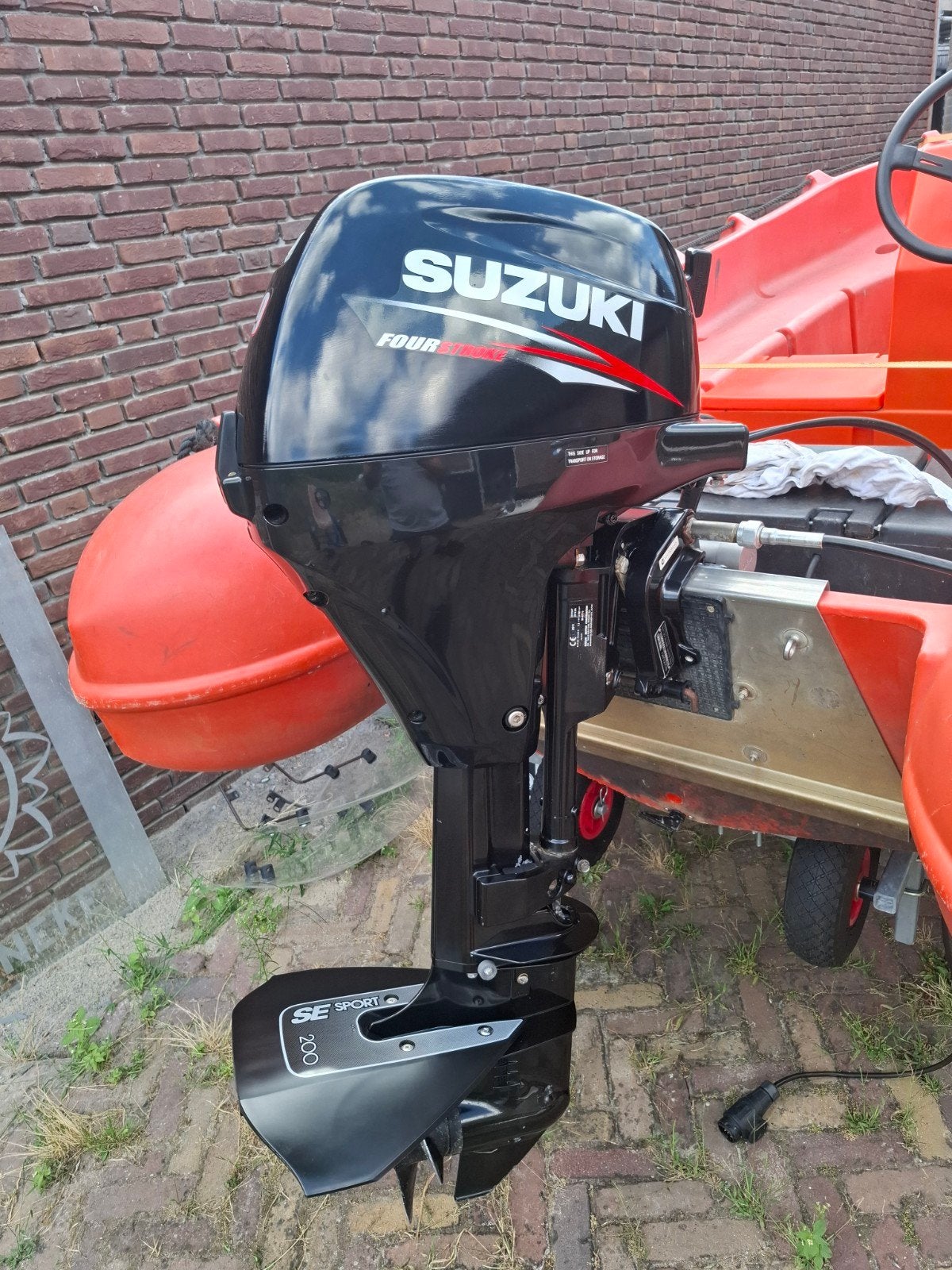 Suzuki df9.9A langstaart afstandsbediening el. start, Ophalen, Gebruikt, 5 tot 10 pk, Elektrische start
