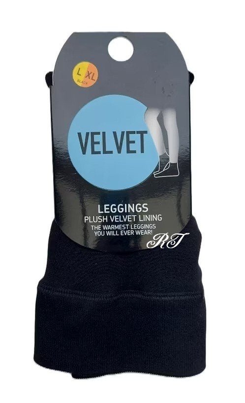Zwart bonte gevoerde nieuwe winter legging., Legging, Zwart, Nieuw, Maat 40/42 (M)