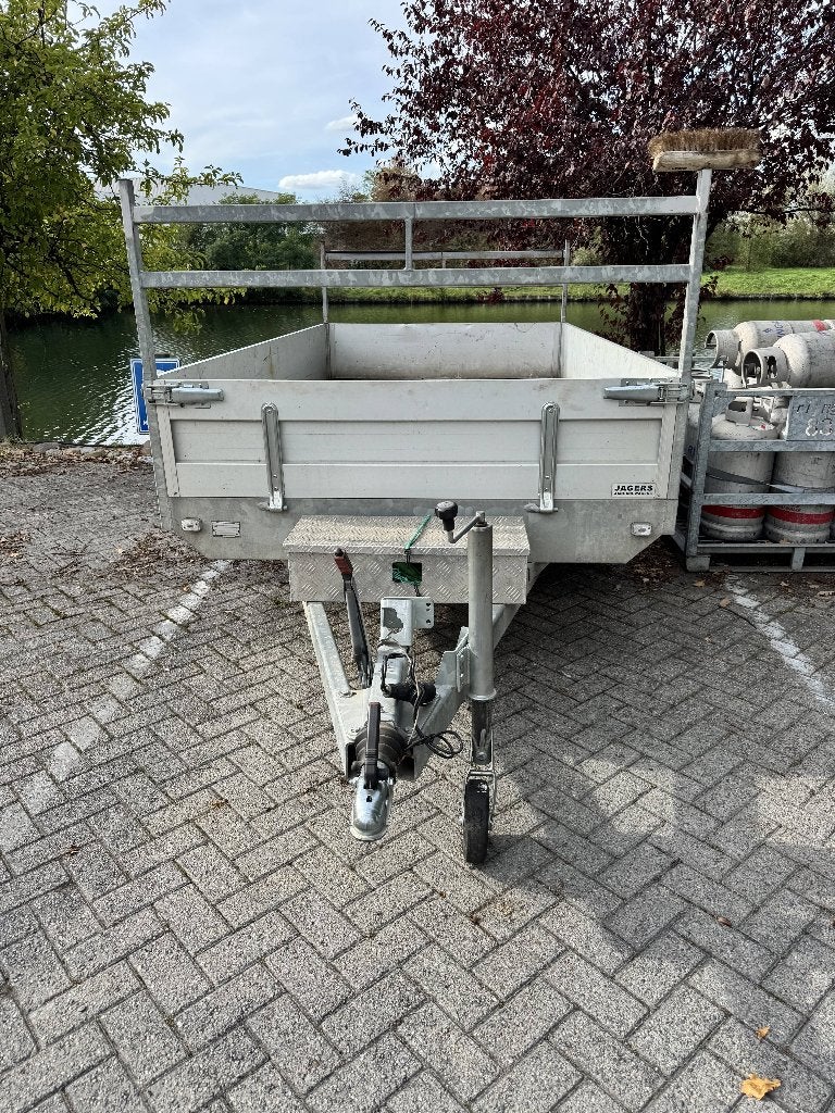 Plateau aanhangwagen 1,80m x 3,50m, Ophalen, Gebruikt