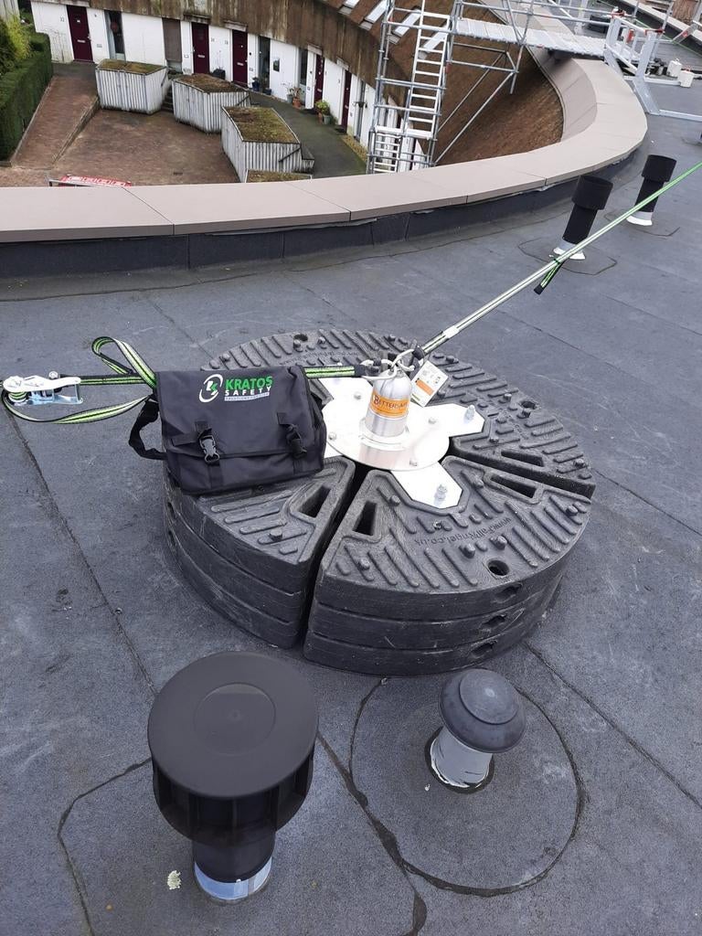 Mobiel dakanker valbeveiliging, Doe-het-zelf en Verbouw, Veiligheidskleding, Ophalen of Verzenden