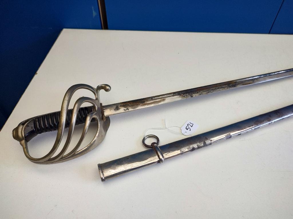 Sabel # 521 - Frankrijk - Infanterie M1888, Verzamelen, Verzenden, Landmacht, Overige gebieden, Zwaard of Sabel