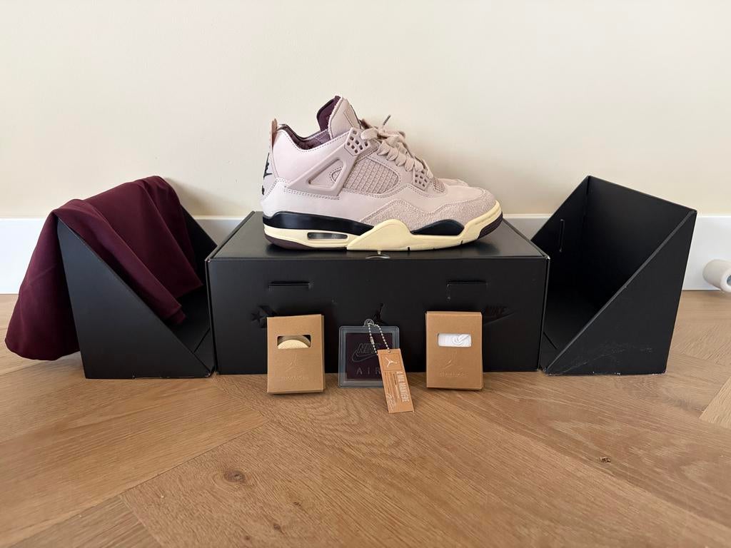 Nike Jordan 4 A Ma Maniere - Maat 40 (9.5/10), Bruin, Ophalen of Verzenden, Sneakers of Gympen, Zo goed als nieuw
