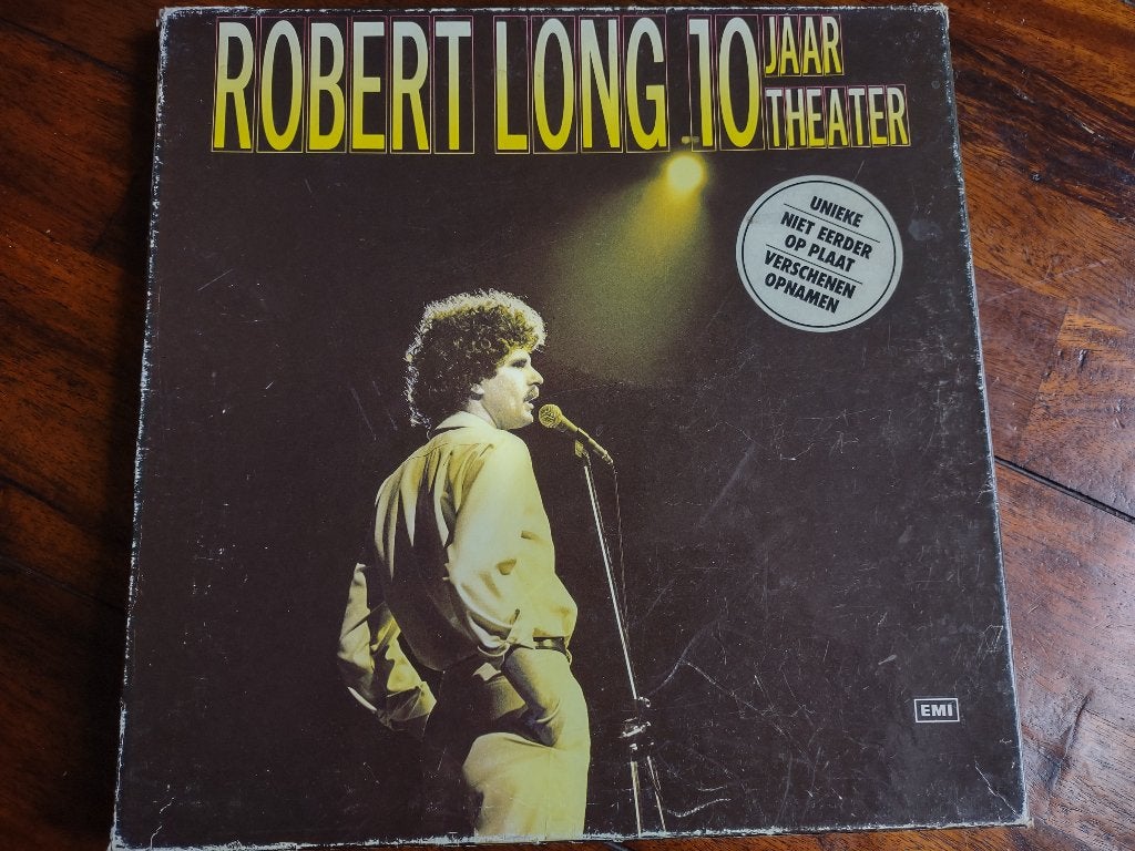 3 LP Box - Robert Long - 10 Jaar Theater, Boxset, Overige genres, Ophalen of Verzenden, Zo goed als nieuw