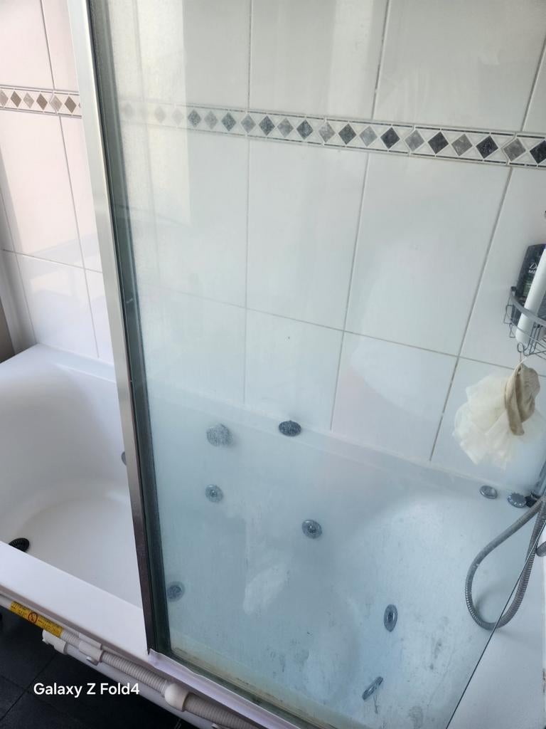 Whirlpool bad met beschermend glas, 100% functioneel, Ophalen of Verzenden, Gebruikt, Glas, Bad