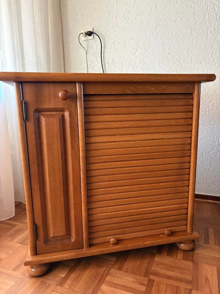 Te koop Tv kast, Ophalen, Gebruikt, Eikenhout, Meerdere deuren